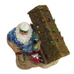 Kurt Adler 11" Beach Santa Figure - Image 5