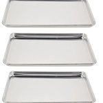 Vollrath 5303 Sheet Pan, 1/2 size, Aluminum, 18-Inch x 13-Inch x 1-Inch (3-pack)