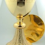 Golden Grapes Wheat Chalice Set