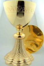 Golden Grapes Wheat Chalice Set