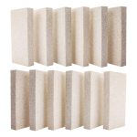 12 Pieces Insulating Fire Brick for Ovens, Kilns, Blacksmith, Fireplaces, Forges 9" x 4.5" x 1.25" 2300F Rated Insulating Fire Bricks